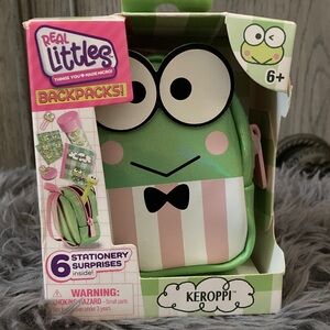 Keroppi Backpack - Green and Pink